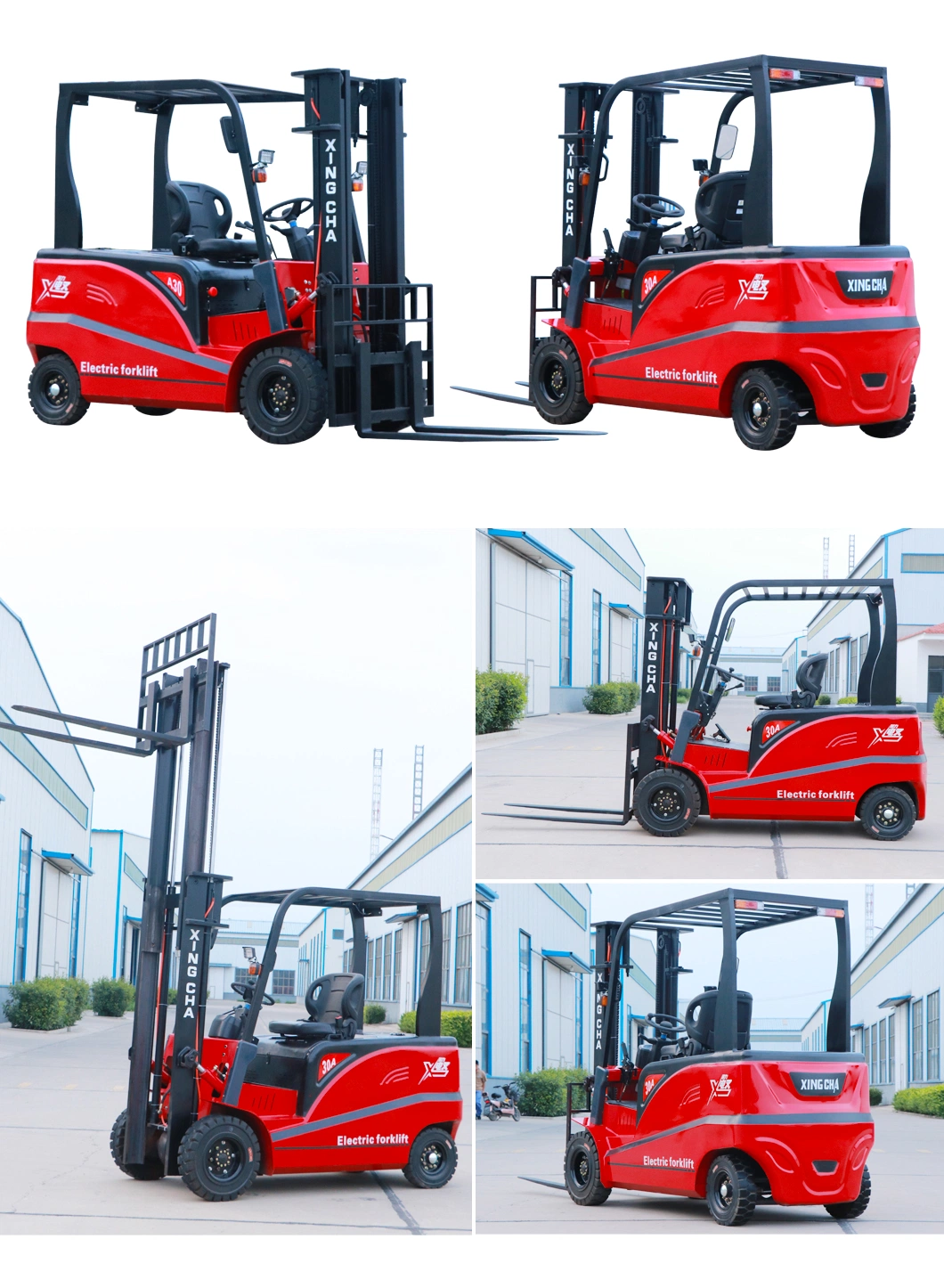 1500kg Electric Forklift Truck with Lithium Battery