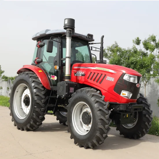 180HP Mini Trator de Quatro Rodas Agrícolas /Trator Grande /Trator Agrícola/Trator Diesel de Máquinas Agrícolas Elétricas com cabine para venda da China